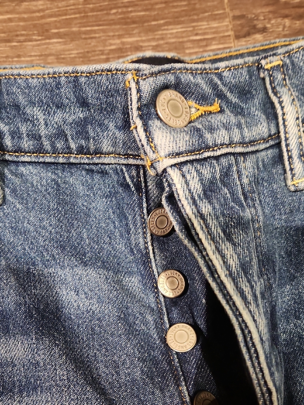 ❤️ NWOT! LUCKY BRAND 90S HIGH RISE LOOSE STRAIGHT CROP JEANS, 6 (28) - Picture 10 of 16